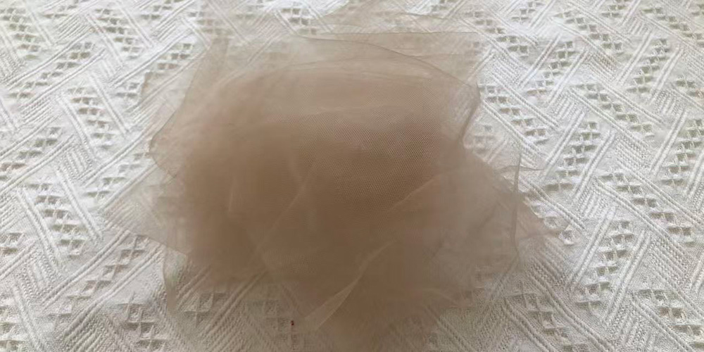 transparent swiss lace material