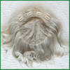 Full Swiss Lace Silver Hair Topper