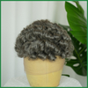 Salt And Pepper Short Curly Full Lace Wigs