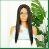 Silk Top Remy Hair Medium Full Lace Wig with Silicone