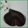Dark Brown Human Hair Partial Silk Base Hair Topper