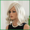 Full Swiss Lace Silver Hair Topper