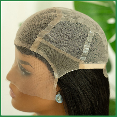 Silk Top Remy Hair Natural Color Full Lace Wig with Silicone