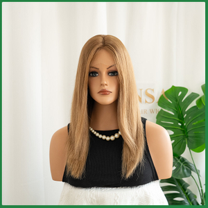 Lansa Glueless Skin Top Human Hair Wigs with Ombre