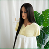 Long Virgin Human Hair Swiss Lace Full Lace Wigs with Natural Color