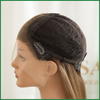 Medium Brown Lace Top Wig with Partial Rooting Balayage