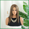Invisible Hairline Human Hair Lace Top Wig for Caucasian