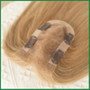 Dark Blonde Mono Lace Base Human Hair Topper