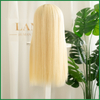 Silk Top Hair Pieces Blonde with Dark Rooting