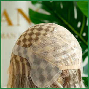 Human Hair Full Lace Medical Wigs with Piano Color