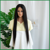 Long Virgin Human Hair Swiss Lace Full Lace Wigs with Natural Color