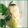 ombre blonde body wave lace front wigs