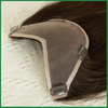 V Shape Mono Lace Hair Topper with Dark Brown
