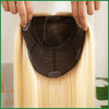 Silk Top Hair Pieces Blonde with Dark Rooting