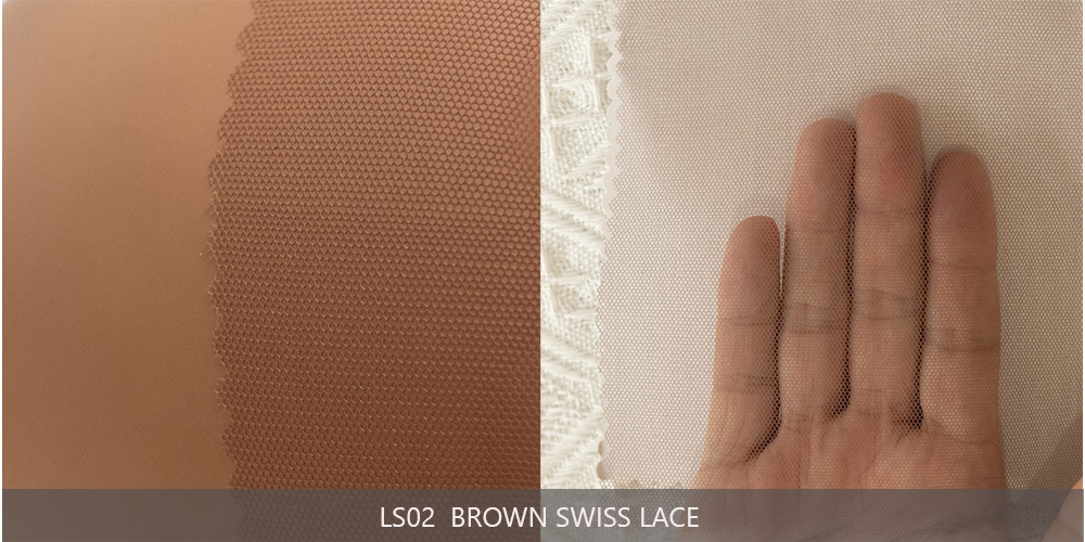LANSA BROWN SWISS LACE